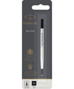 Parker Rollerball Pen Refill - 0.70 mm, Medium Point - Black Ink - 1 Each