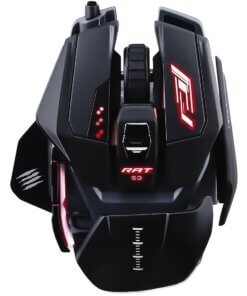 Mad Catz The Authentic R.A.T. Pro S3 Optical Gaming Mouse - Optical - Cable - Black - USB 2.0 - 7200 dpi - Scroll Wheel