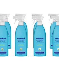 Method Daily Shower Spray Cleaner - Spray - 28 fl oz (0.9 quart) - Eucalyptus Mint Scent - 8 / Carton - Blue