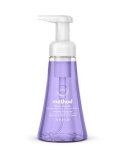 Method Foaming Hand Soap - French Lavender Scent - 10 fl oz (295.7 mL) - Pump Bottle Dispenser - Dirt Remover - Hand - Lavender - Paraben-free, Phthalate-free, Triclosan-free - 6 / Carton
