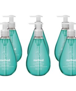 Method Gel Hand Soap - Waterfall Scent - 12 fl oz (354.9 mL) - Pump Bottle Dispenser - Hand - Aqua - Paraben-free, Phthalate-free, Triclosan-free - 6 / Carton