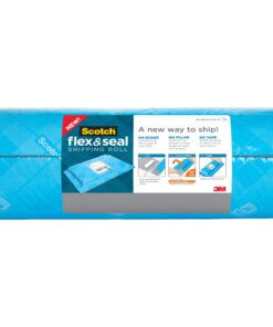 Scotch Flex & Seal Shipping Roll - 15" Width x 20 ft Length - Durable, Water Resistant, Tear Resistant, Cushioned, Recyclable - Blue