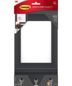 Command Dry-Erase Message Center - 11.2" Height x 6.8" Width x 1.5" Depth - Slate - 1 Each