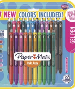Paper Mate InkJoy Assorted Color Gel Pens - 0.7 mm Pen Point Size - Assorted Gel-based Ink - 22 / Pack
