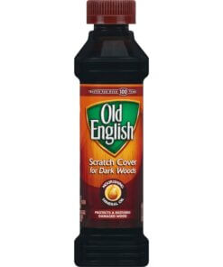 Old English Scratch Cover Polish - Liquid - 8 fl oz (0.3 quart) - 6 / Carton - Dark Brown