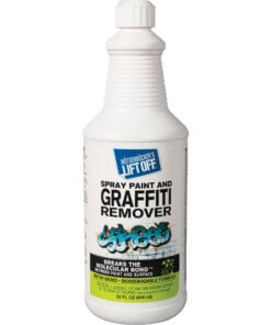 M?tsenb?cker's Lift Off Spray Paint/Graffiti Remover - Liquid - 32 fl oz (1 quart) - 1 Each - White