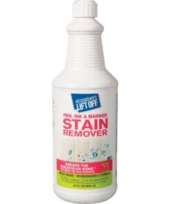 M?tsenb?cker's Lift Off Pen/Ink/Marker Stain Remover - Liquid - 32 fl oz (1 quart) - 1 Each - White