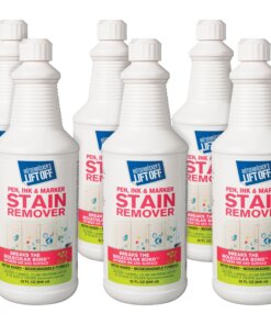 M?tsenb?cker's Lift Off Pen/Ink/Marker Stain Remover - Liquid - 32 fl oz (1 quart) - 6 / Carton - White