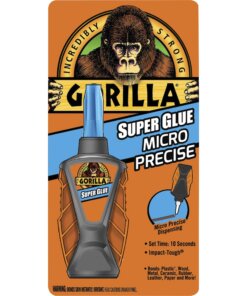 Gorilla Micro Precise Super Glue - 0.19 oz - 1 Each - Clear
