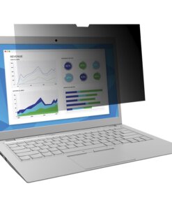 3M Privacy Filter Black, Matte - For 16" Widescreen LCD Notebook - 16:10 - Scratch Resistant, Fingerprint Resistant, Dust Resistant - Anti-glare