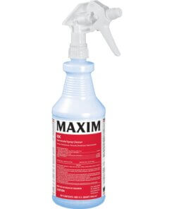 Midlab Germicidal Spray Cleaner - Ready-To-Use Spray - 32 fl oz (1 quart) - Lemon Scent - 12 / Carton - Clear