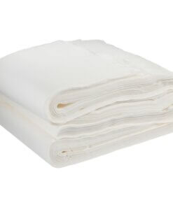 Pacific Blue Select A300 Patient Care Disposable Bath Towels - 1/2 Fold - 19.50" x 39" - White - Cellulose - Disposable, Absorbent, Durable, Comfortable, Soft - For Bathroom, Hand, Body, Face - 200 / Carton