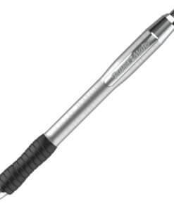 Paper Mate Profile Ballpoint Pen - 1 mm Pen Point Size - Retractable - Black - Stainless Steel Barrel - 1 Dozen