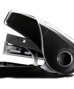 MAX Flat Clinch Mini Stapler - 25 Sheets Capacity - Black