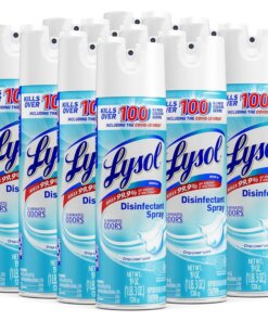 RAC74186CT - LYSOL® Disinfectant Spray, Crisp Linen Scent, 19oz Aerosol Can; 12/Case