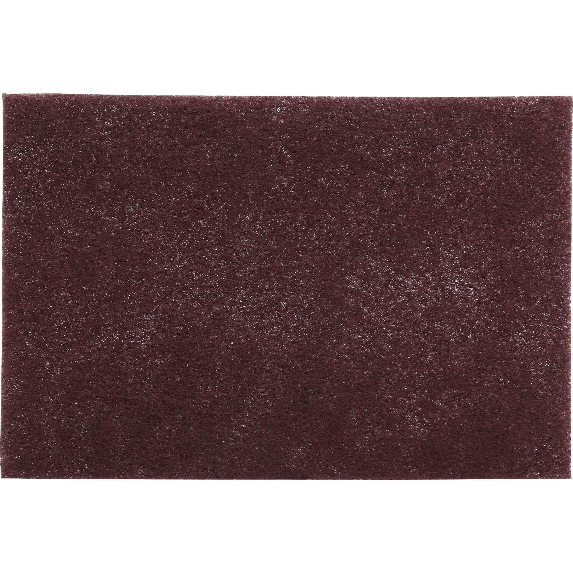 Scotch-Brite General Purpose Hand Pad 7447 - 20/Carton - 6" Width x 0.25" Depth - Multipurpose, Multi Surface - Wood, Ceramic Tile, Rubber Floor - Reusable, Flexible, Abrasive, Durable - Nylon, Synthetic Fiber - Maroon