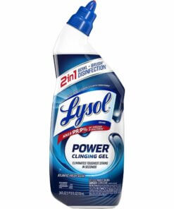 Lysol Toilet Bowl Cleaner - Gel - 24 fl oz (0.8 quart) - Atlantic Fresh ScentBottle - 1 Each - Blue