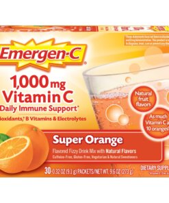 Emergen-C Super Orange Vitamin C Drink Mix - For Immune Support - Super Orange - 1 Each - 30 Per Box