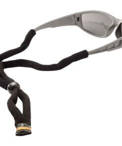 Skullerz 3200 Cotton Eyewear Lanyard - 6 / Carton - 0.3" Height x 1.5" Width x 14" Length - Black - Cotton