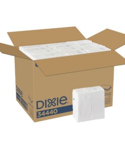 Dixie Dixie Dinner Napkin - 2 Ply - 1/8 Fold - 15" x 16" - White - Disposable - For Dinner, Restaurant, Lodging, Healthcare, Table - 126 / Pack