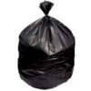 Heritage Trash Bag - 60 gal Capacity - 38" Width x 58" Length - 0.90 mil (23 Micron) Thickness - Low Density - Black - Linear Low-Density Polyethylene (LLDPE) - 100/Carton - Garbage Can