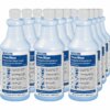 Midlab True Blue Clinging Bowl Cleaner - Ready-To-Use Liquid - 32 fl oz (1 quart) - Mint Scent - 12 / Carton - Dark Blue