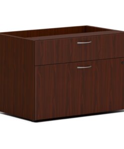 HON Mod Low Personal Credenza | 2 Drawers | 30"W | Traditional Mahogany Finish - 30" x 20" x 21" - 2 x Storage, File Drawer(s) - Finish: Traditional Mahogany