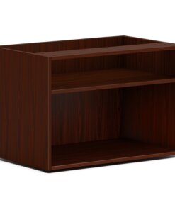 HON Mod Low Storage Credenza | Open | 30"W | Traditional Mahogany Finish - 30" x 20" x 21" - Finish: Traditional Mahogany