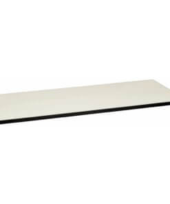 HON Huddle HMT2460G Table Top - Rectangle Top x 60" Width x 24" Depth - Silver Mesh
