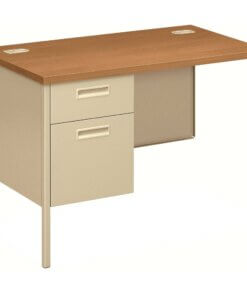 HON Metro Classic HP3236L Return - 42" x 24" x 29.5" - 2 x Box, File Drawer(s)Left Side - Square Edge - Finish: Harvest, Putty