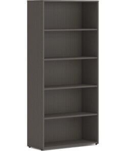 HON Mod HLPLBC3013B5 Book Case - 30" x 13" x 65" - 5 Shelve(s) - Finish: Slate Teak