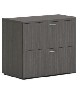 HON Mod HLPLLF3620L2 Lateral File - 36" x 20" x 29" - 2 Drawer(s) - Finish: Slate Teak