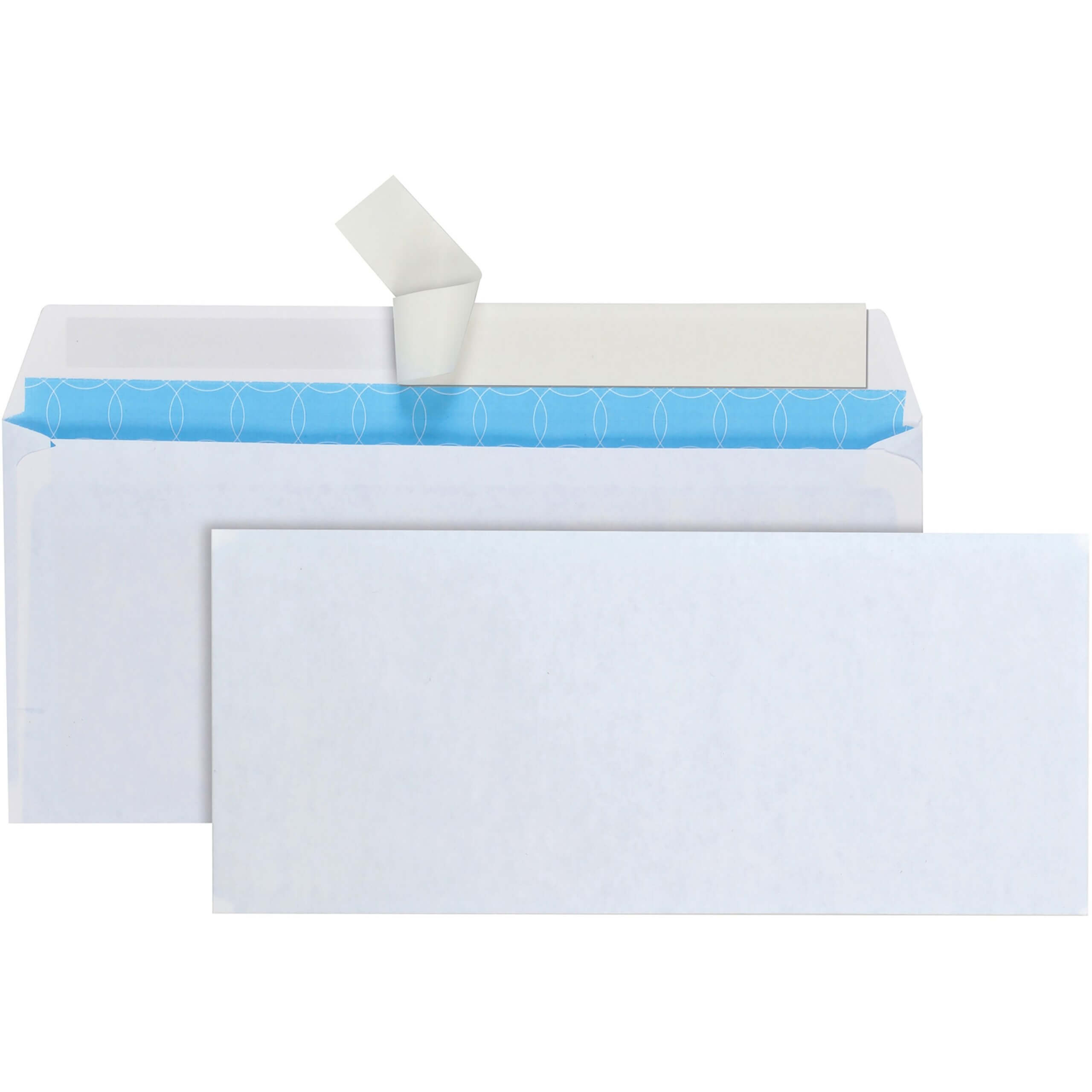 Quality Park No. 10 Treated Security Envelopes with Redi-Strip® Self-Sealing Closure - Business - #10 - 4 1/8" Width x 9 1/2" Length - 24 lb - 500 / Box - White