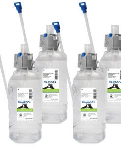 Sloan Green Certified Foam Hand Cleaner - 50.7 fl oz (1500 mL) - Pump Dispenser - Kill Germs - Hand - Refillable, Dye-free, Paraben-free, Phthalate-free, Hygienic, Recyclable - 4 / Carton