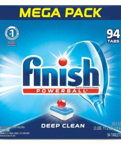 Finish Powerball Dishwasher Tabs - Tablet - Fresh Scent - 94 / Box - Multi