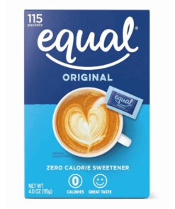 Equal Original Sweetener Packets - 0.035 oz (1 g) - 1Box - 115 Per Box
