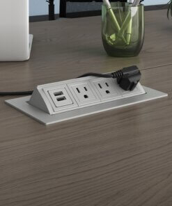 HON Training Table IQ Pop-Up Port Power Harness - Black - 1 Pack