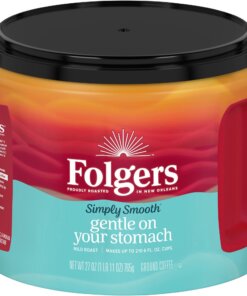 Folgers&reg; Ground Simply Smooth Medium Ground Coffee - Mild - 27 oz - 1 Each