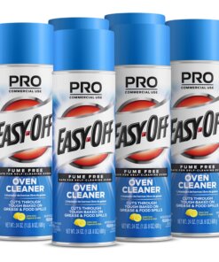 Easy-Off Fume Free Oven Cleaner - Aerosol - 24 oz (1.50 lb) - Fresh Lemon Scent - 6 / Carton - White