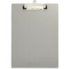 Officemate Magnetic Clipboard - Aluminum - Gray - 1 Each