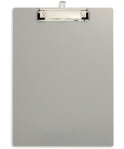 Officemate Magnetic Clipboard - Aluminum - Gray - 1 Each