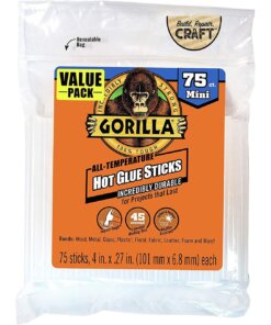 Gorilla Glue Mini Hot Glue Sticks - 75 / Pack - Clear