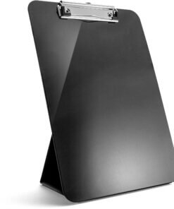 Officemate Easel Clipboard - Storage for Paper - Heavy Duty - Black - 1 Each