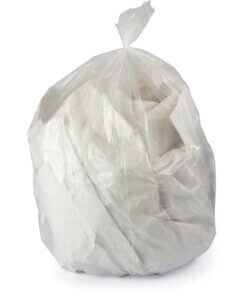 Heritage Bag Linear Low Density Can Liners - 30 gal Capacity - 30" Width x 36" Length - 0.90 mil (23 Micron) Thickness - Low Density - Clear - Linear Low-Density Polyethylene (LLDPE) - 200/Carton
