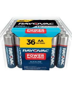 Rayovac High Energy Alkaline AA Batteries - For Flashlight, Remote Control, Mouse - AA - 36 / Pack