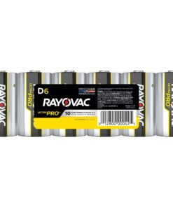 Rayovac Ultra Pro D Batteries - For Flashlight - D - 6 / Pack