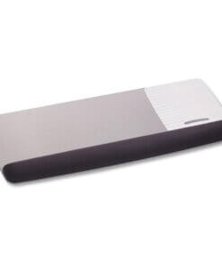3M Gel Wristrest Platform for Keyboard and Mouse - 1" x 25.56" x 10.62" Dimension - Black - Gel, Leatherette - 1 Pack