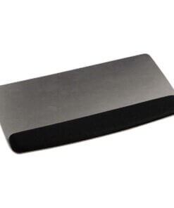 3M Gel Wristrest Platform for Keyboard - 1" x 19.58" x 10.62" Dimension - Black - Gel, Leatherette - 1 Pack