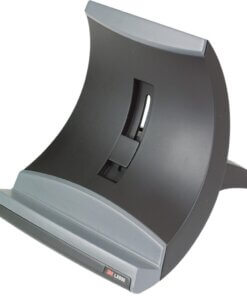 3M Ergonomic Vertical Notebook Computer Riser - 8.8" Height x 7.8" Width x 6.4" Depth - Silver, Black