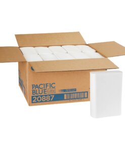 Pacific Blue Ultra Big Fold Z Premium Paper Towels - 1 Ply - 10.40" x 10.80" - White - Absorbent - 220 Per Pack - 10 / Carton